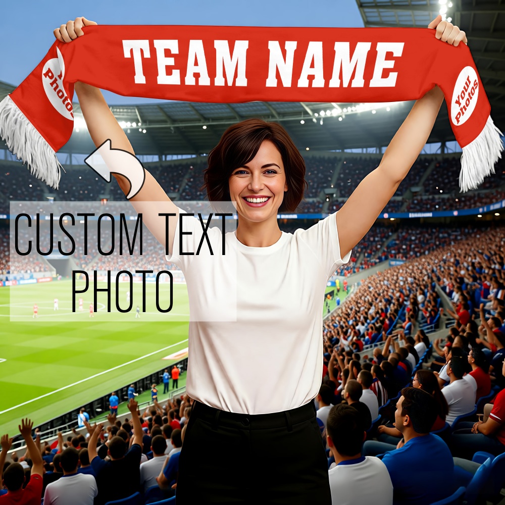 Party Games Gender Reveal - 1pc Custom Team Fan Scarf -