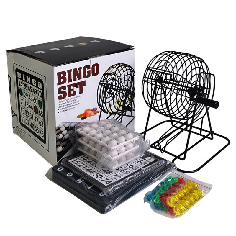 Party Games Large Groups - Bingo Lottery Machine Steel Bingo Game