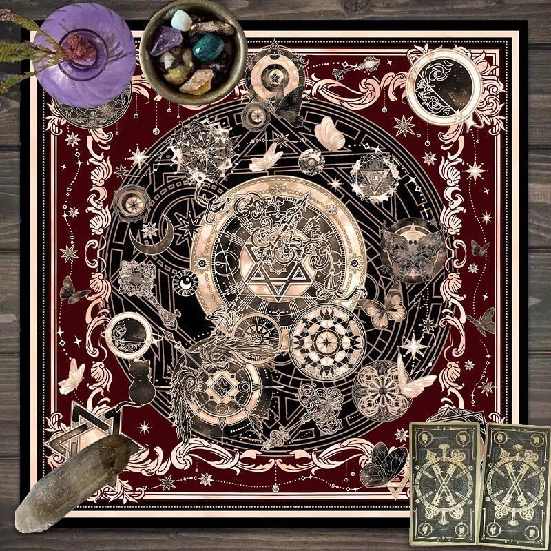 Zodiac Party Games - Zodiac Pattern Tarot Cloth - Sun