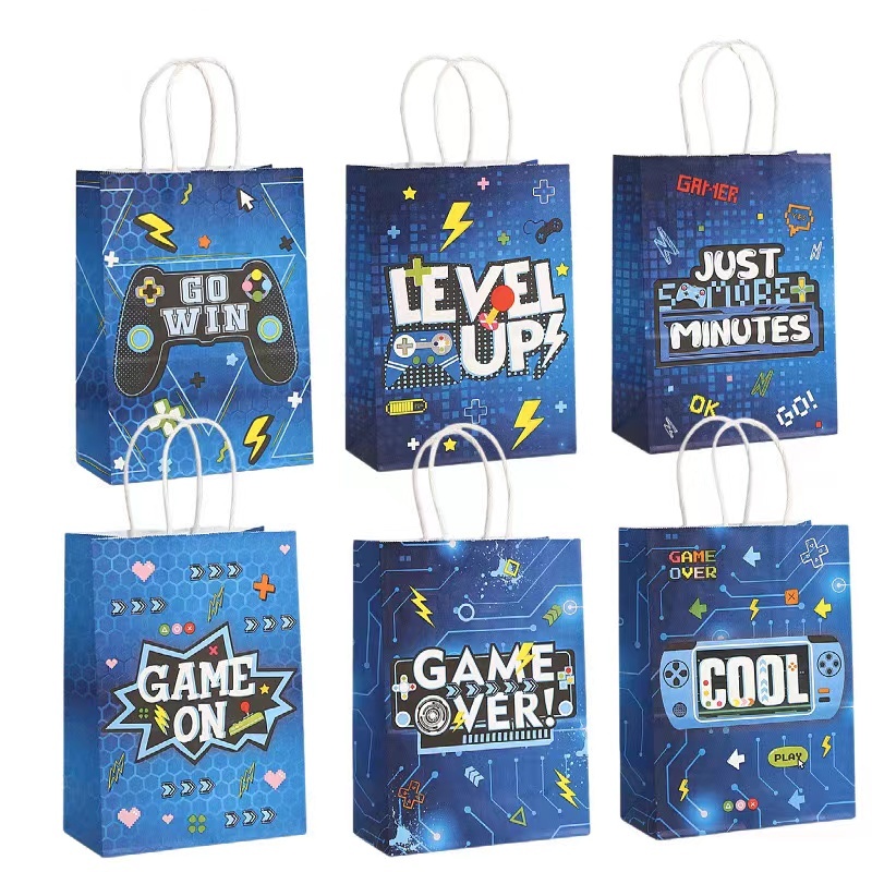 Party Games Gender Reveal - 6/24Pcs Video Game on Theme Paper