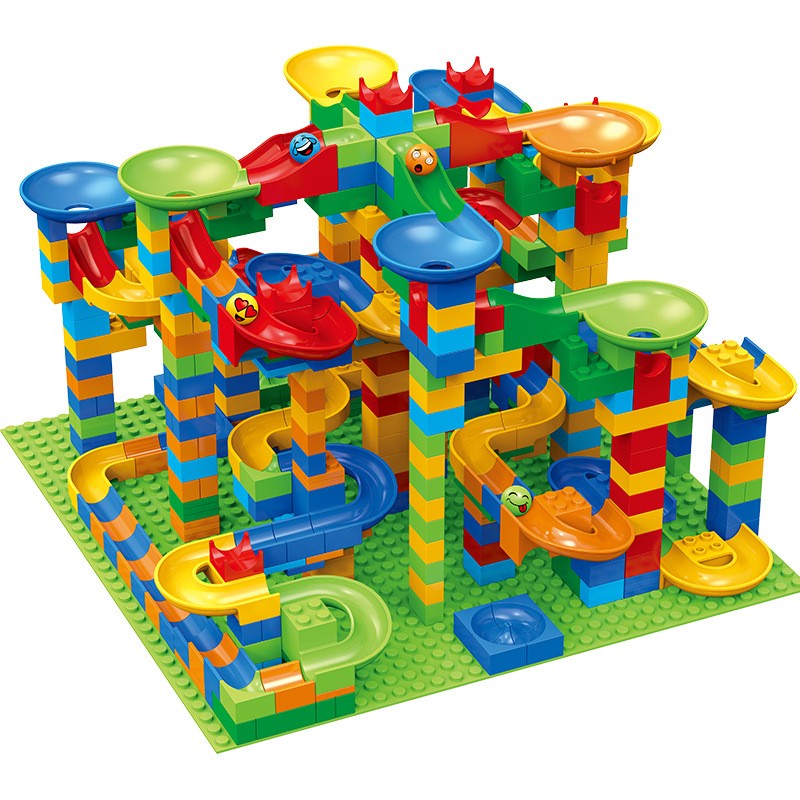 Lego Set Creator - 84-504PCS Marble Race Run Blocks Maze