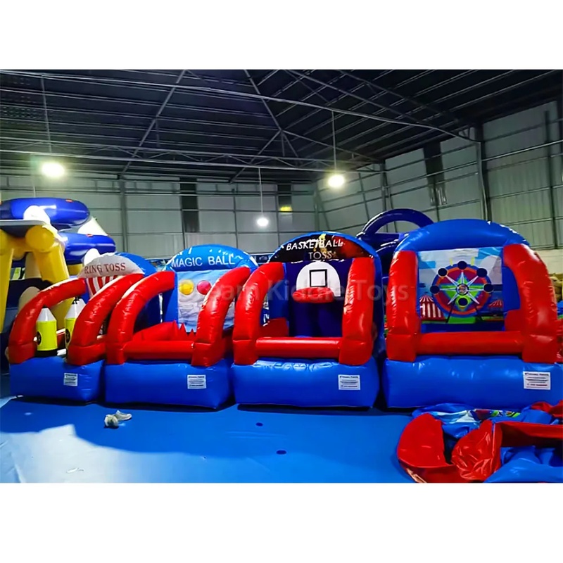 Party Games No Equipment - 4 in 1 Inflatable Games Structure