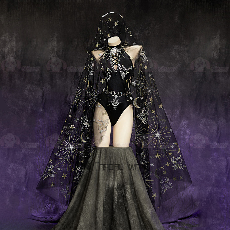 Party Games Mystery - Mystery Astrologer Cosplay Costume women's Dark
