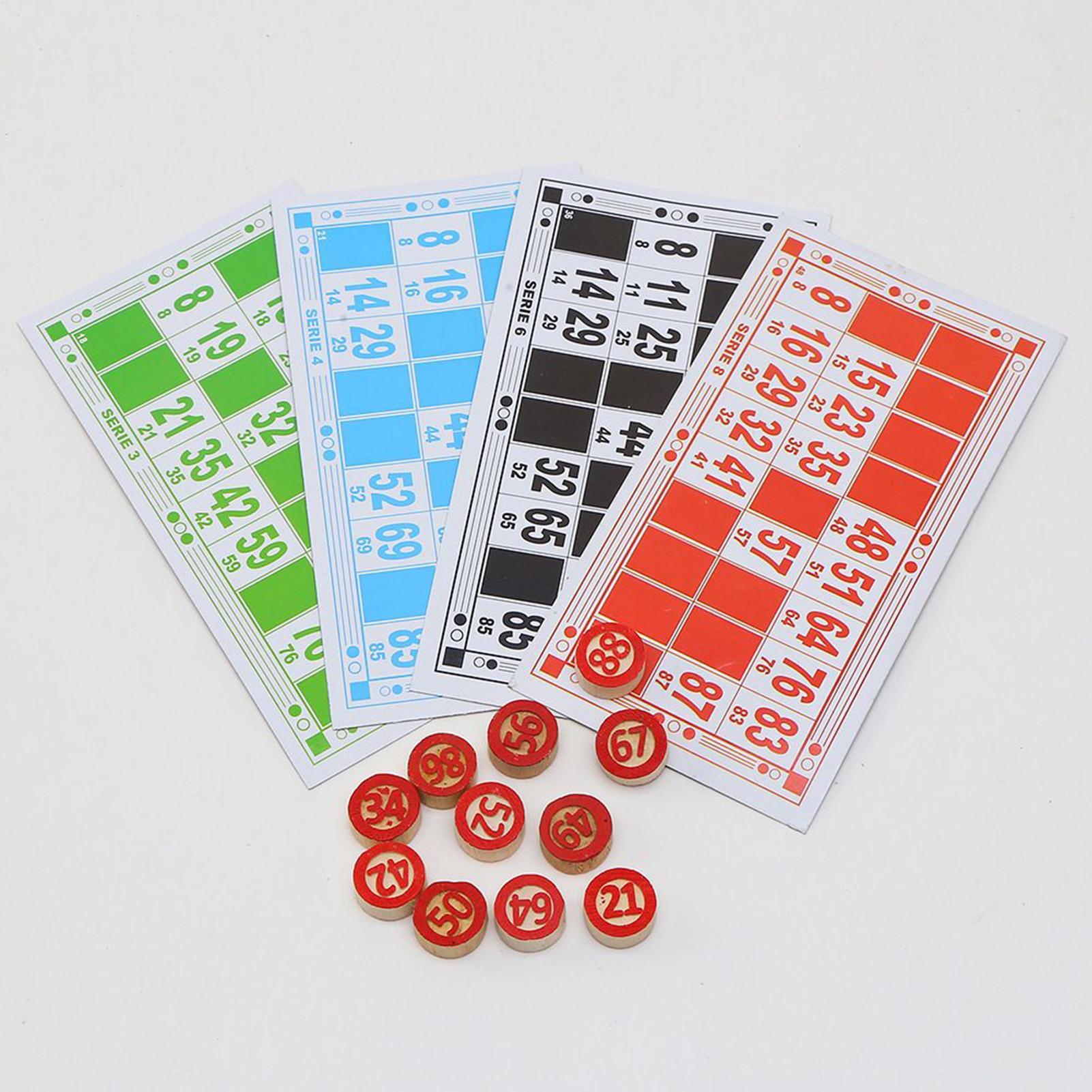 Party Games Large Groups - Bingo Set Funny Educational Interactive Vintage