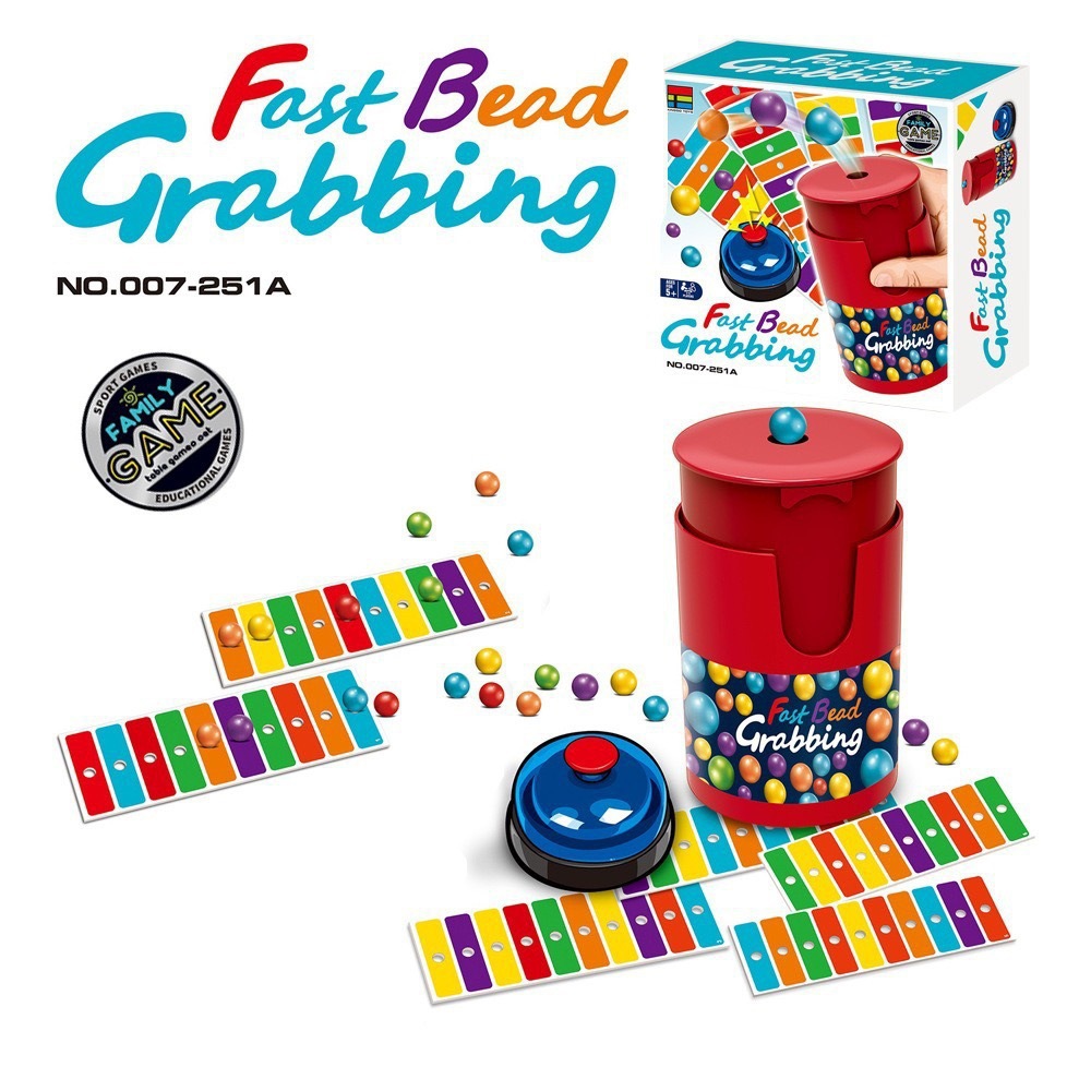 Party Games At Home - Fast Bead Grabbing Board Game for