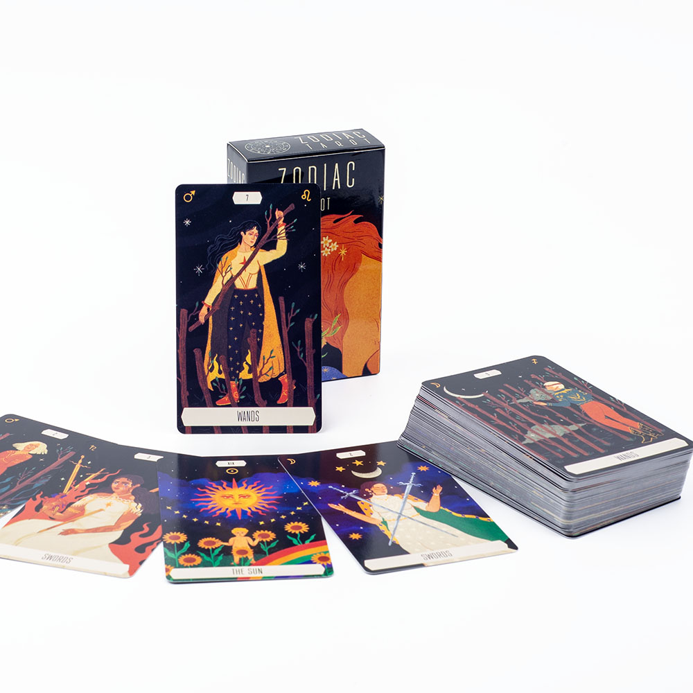Zodiac Party Games - 10.3*6cm Zodiac Tarot Cards Fate Divination