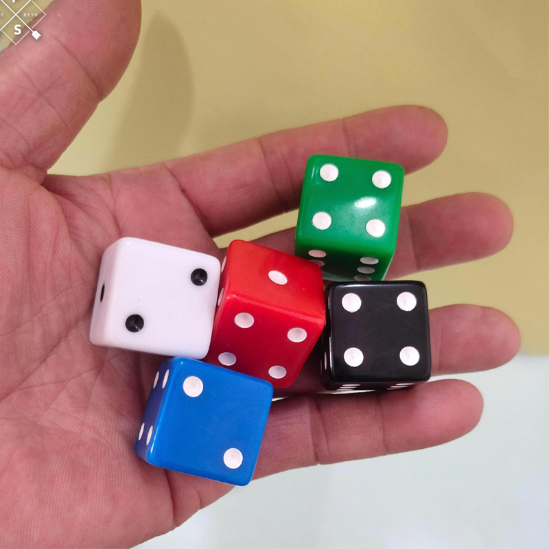 D6 Square Dice Cubes 25MM with - Party Games App ulasan dan harga