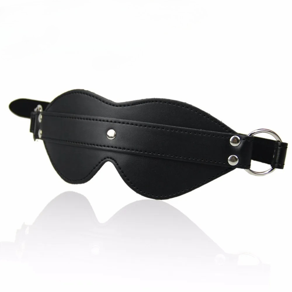 Leather Blindfold Adult Games  - Party Games Mystery ulasan dan harga