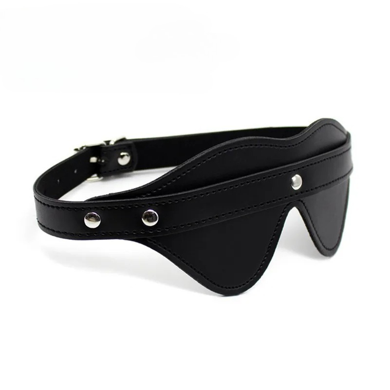 Leather Blindfold Adult Games  - Party Games Mystery ulasan dan harga