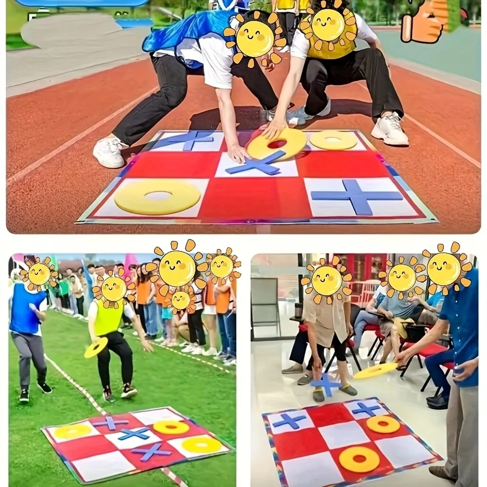 Tic Toe Checkers Game Interact - Party Games Group For Adults ulasan dan harga