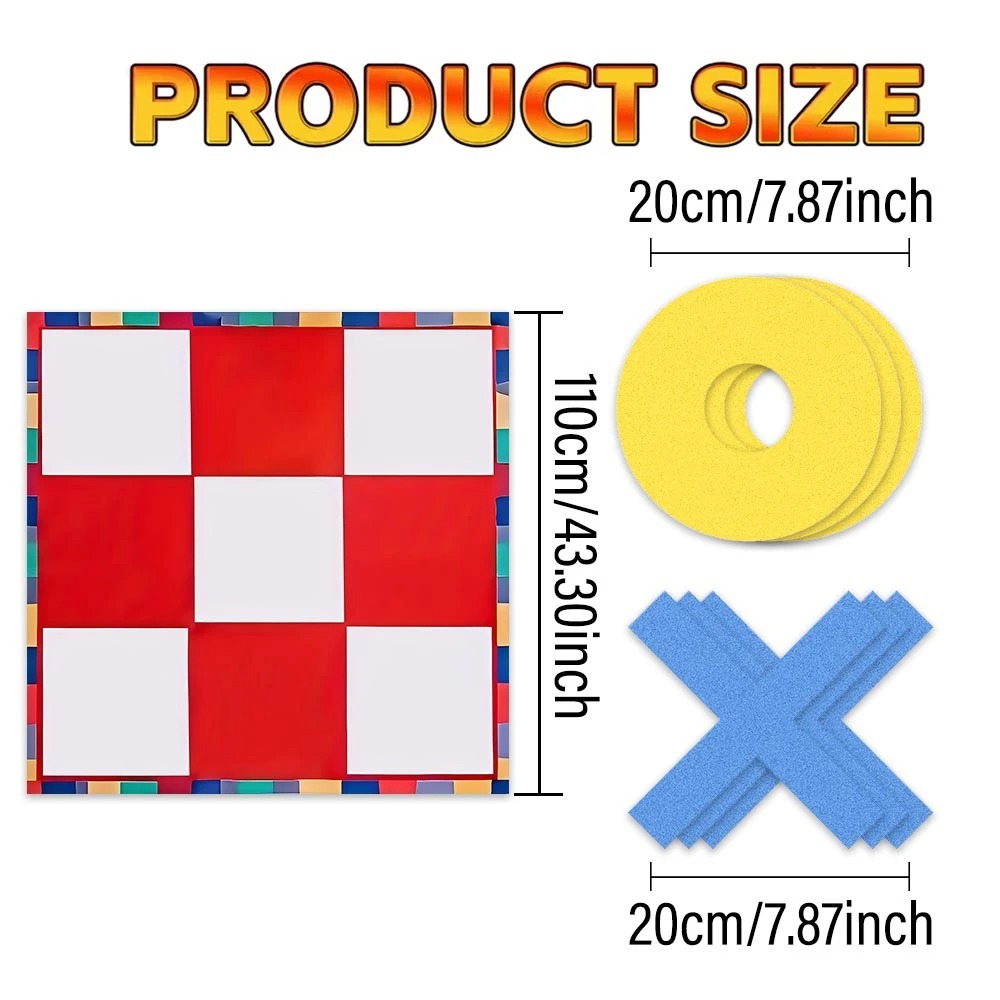 Tic Toe Checkers Game Interact - Party Games Group For Adults ulasan dan harga