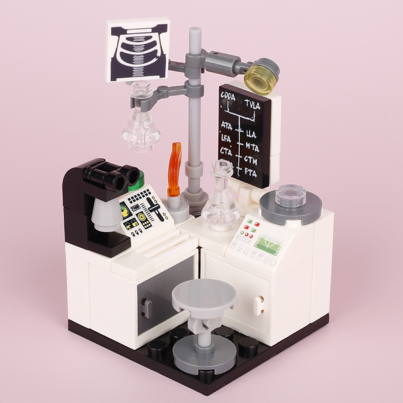 MOC City Laboratory Lab Buildi - Lego Set Creator ulasan dan harga