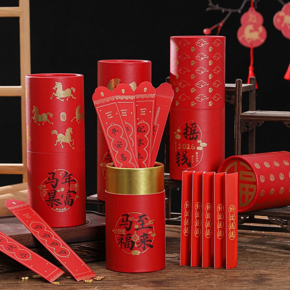 Zodiac Hores Draw Lots Red Env - Zodiac Party Games ulasan dan harga