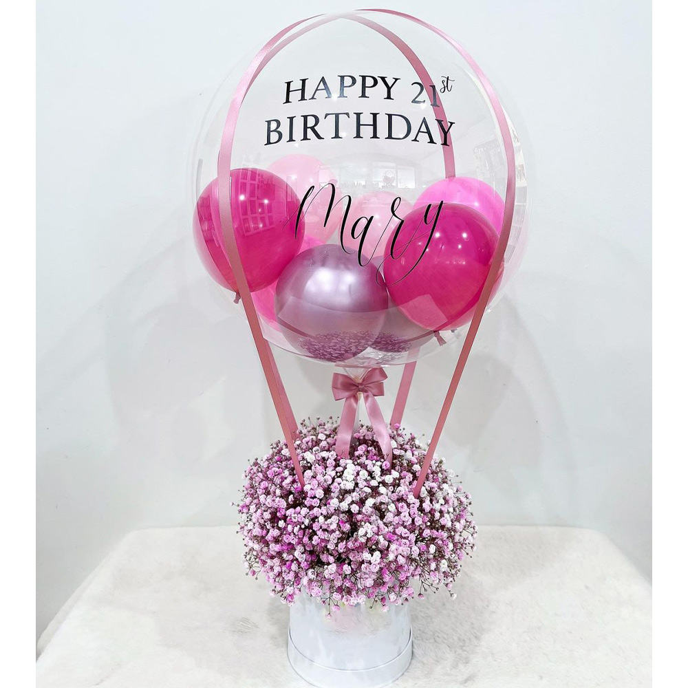 Gift Hamper Balloon Box Set Ba - Party Games Gender Reveal ulasan dan harga