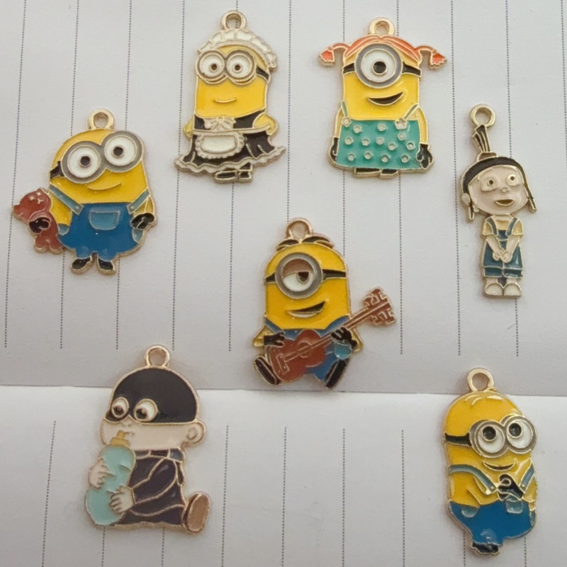 10pcs alloy drip oil cartoon p - Party Games Questions ulasan dan harga
