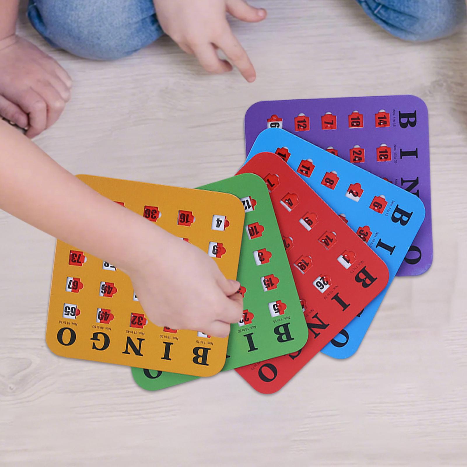 5 Pieces Bingo Game Cards Larg - Party Games Large Groups ulasan dan harga
