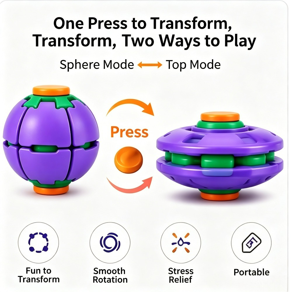 Transforming Fidget Spinner Ba - Party Games Questions ulasan dan harga