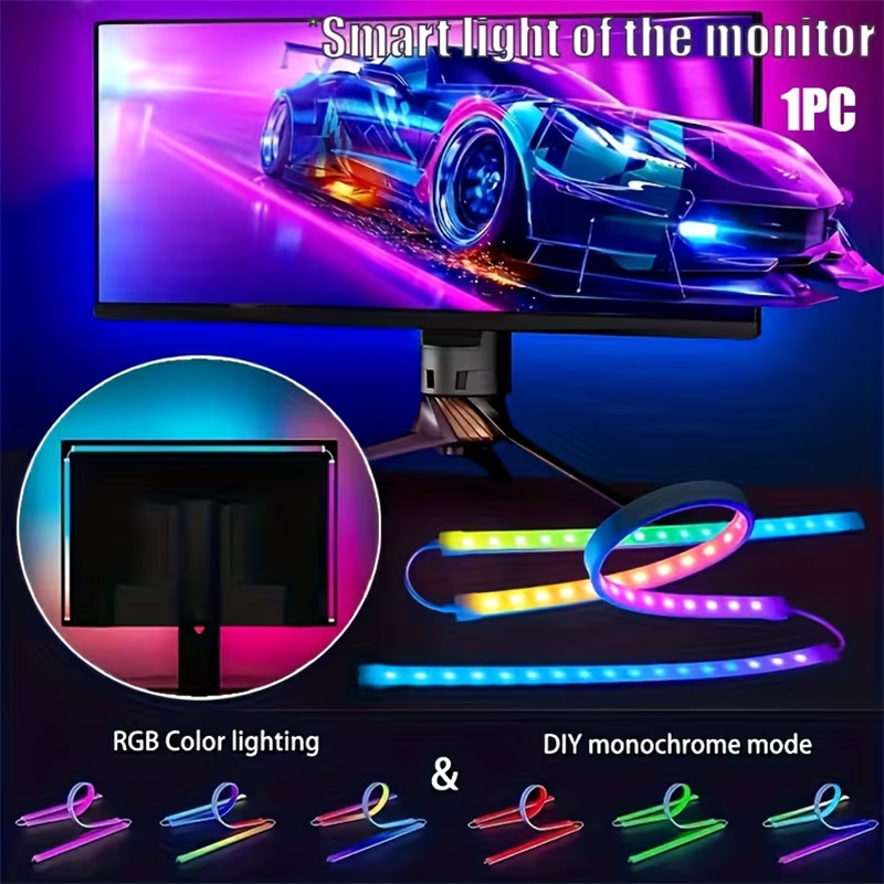 RGB Gaming Lights Strip Monito - Party Games App ulasan dan harga