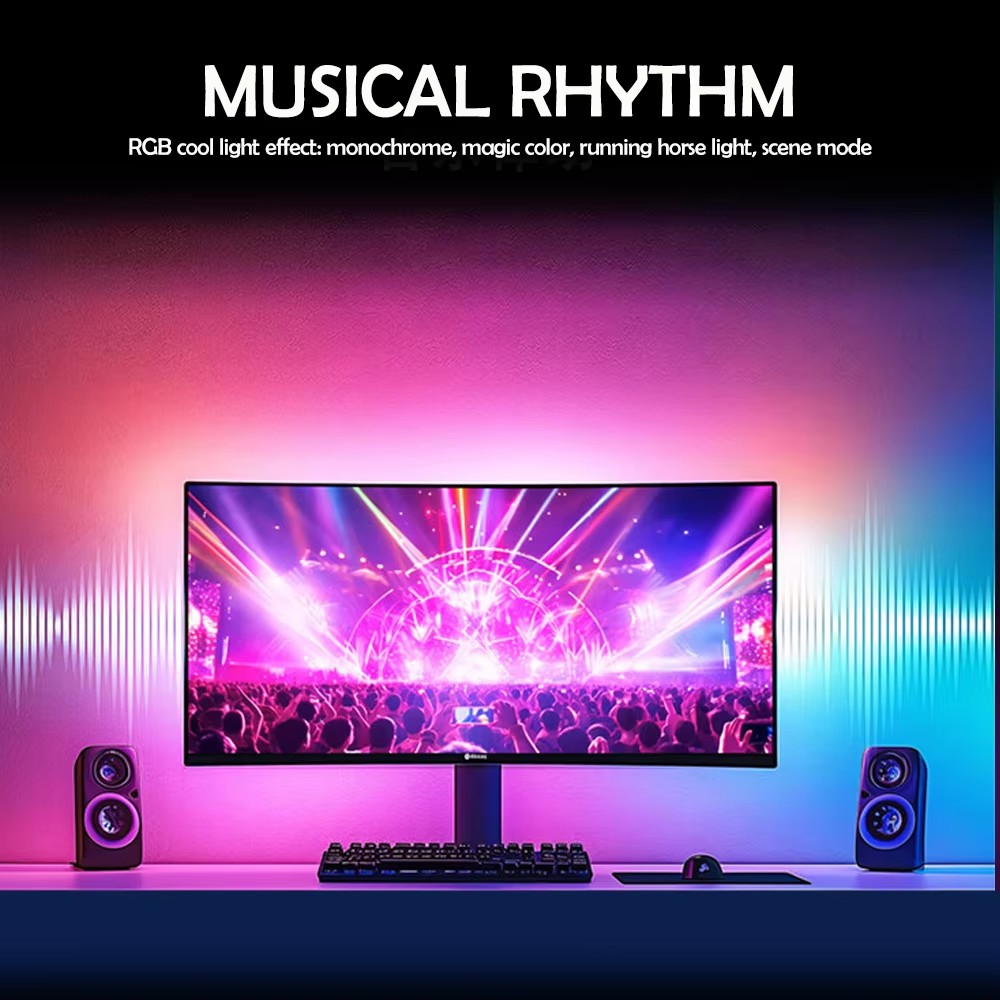 RGB Gaming Lights Strip Monito - Party Games App ulasan dan harga