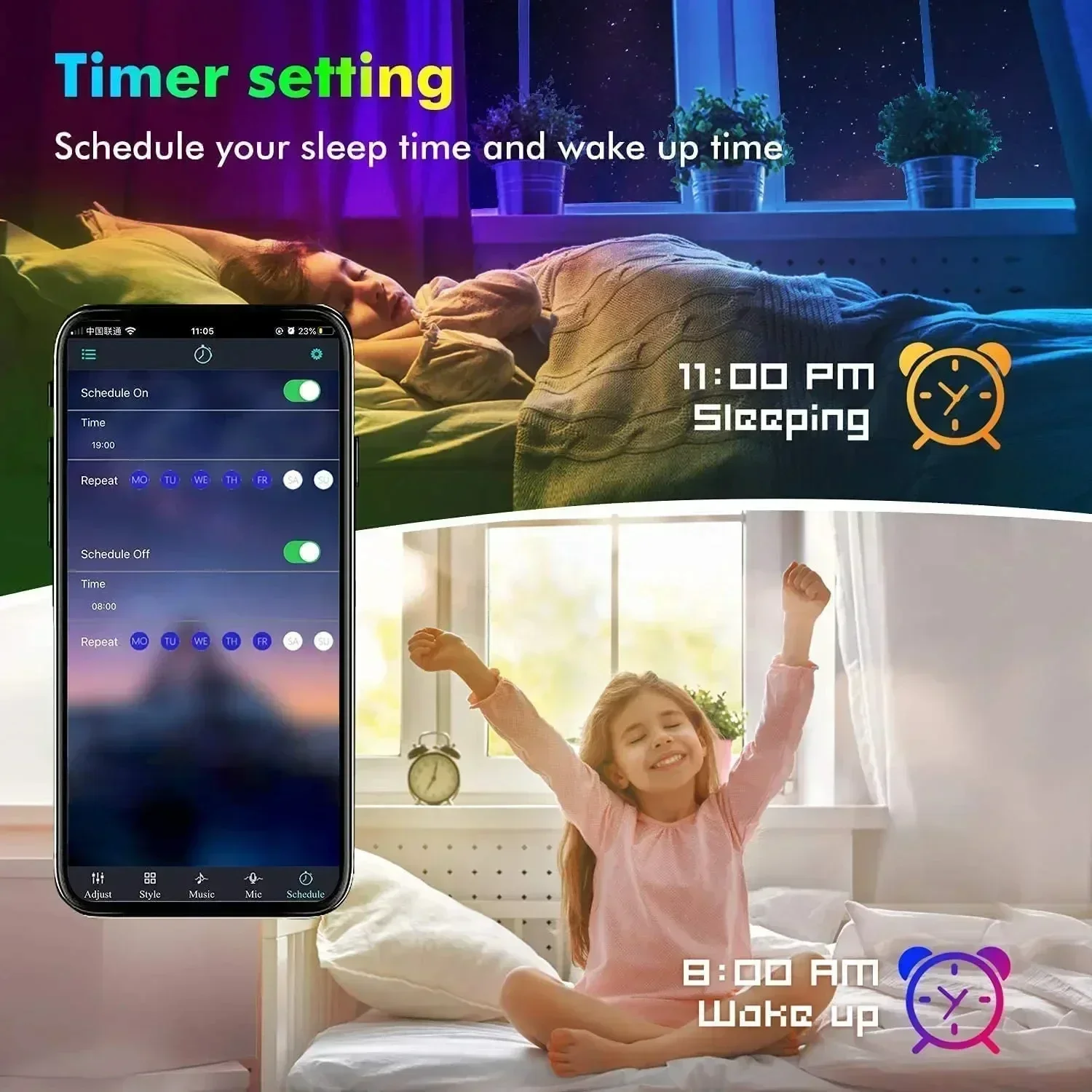 Smart RGB LED Gaming Light Str - Party Games App ulasan dan harga