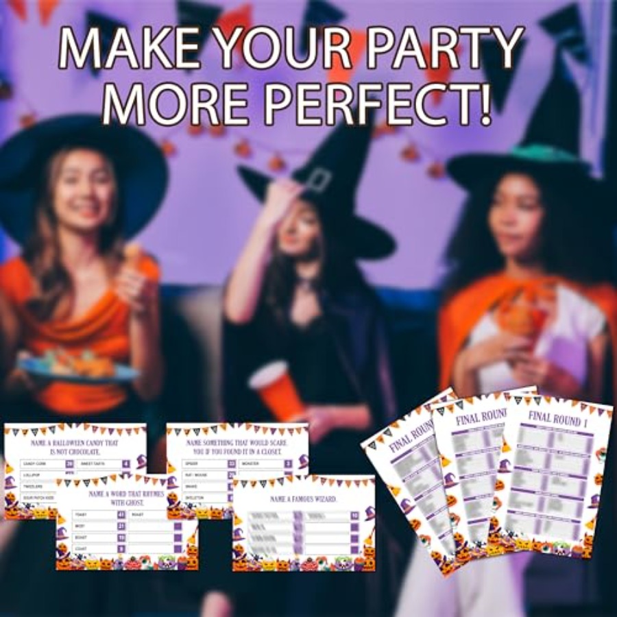 Halloween Friendly Feud Game,  - Party Games Large Groups ulasan dan harga