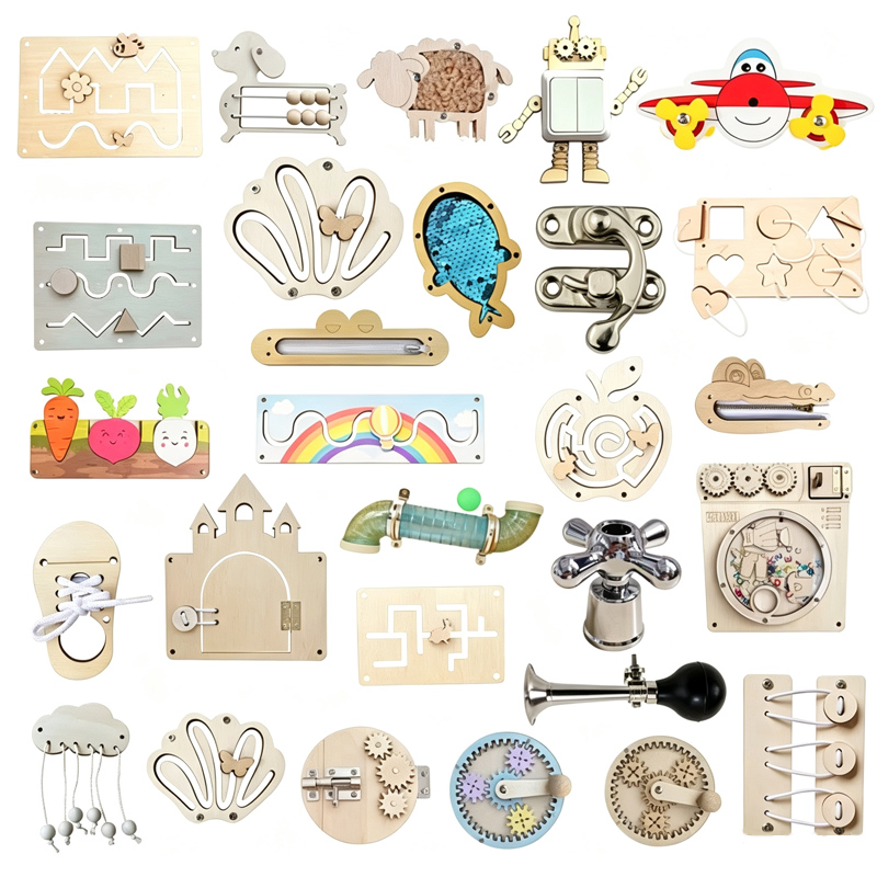 Kids Busy Board DIY Accessorie - Party Games At Home ulasan dan harga