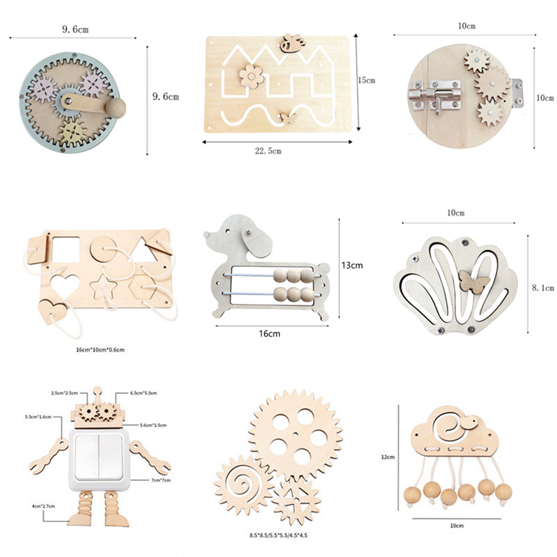 Kids Busy Board DIY Accessorie - Party Games At Home ulasan dan harga