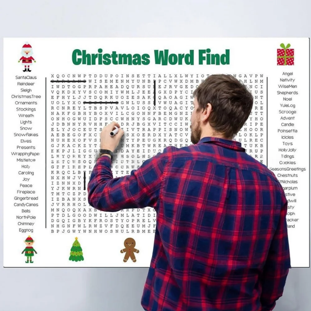 Large Christmas Word Search Po - Party Games Large Groups ulasan dan harga