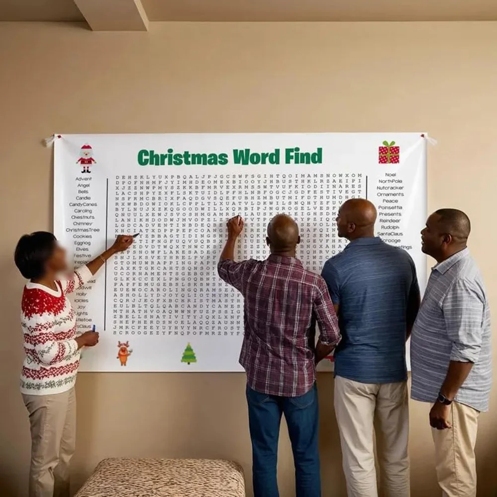 Large Christmas Word Search Po - Party Games Large Groups ulasan dan harga