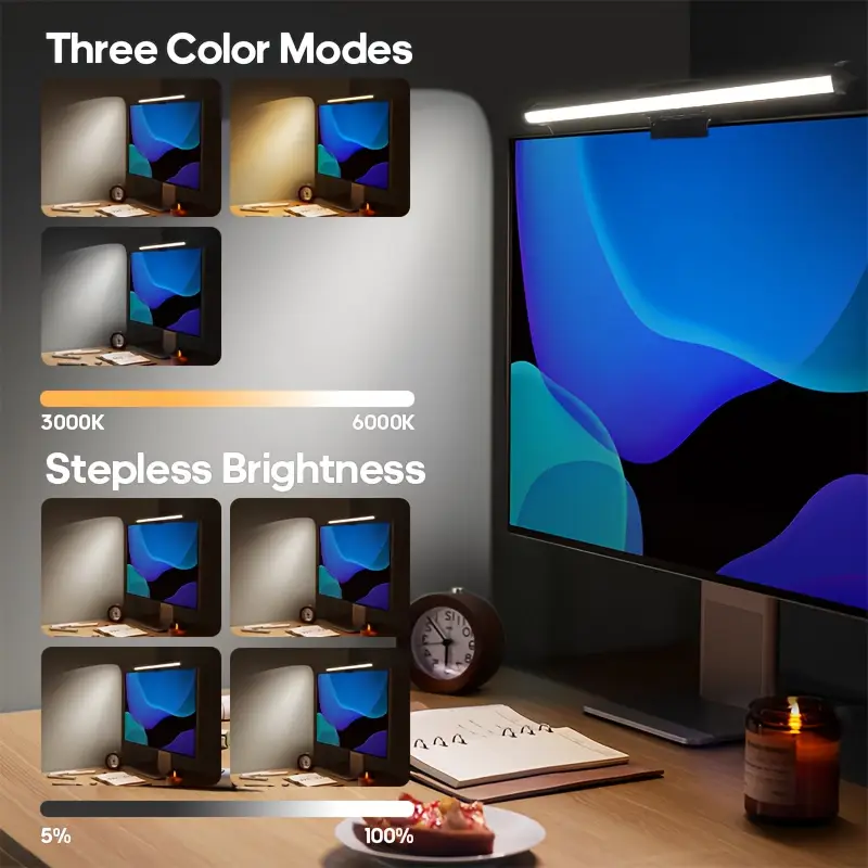USB LED Desk Lamp Screen Hangi - Party Games On Switch ulasan dan harga