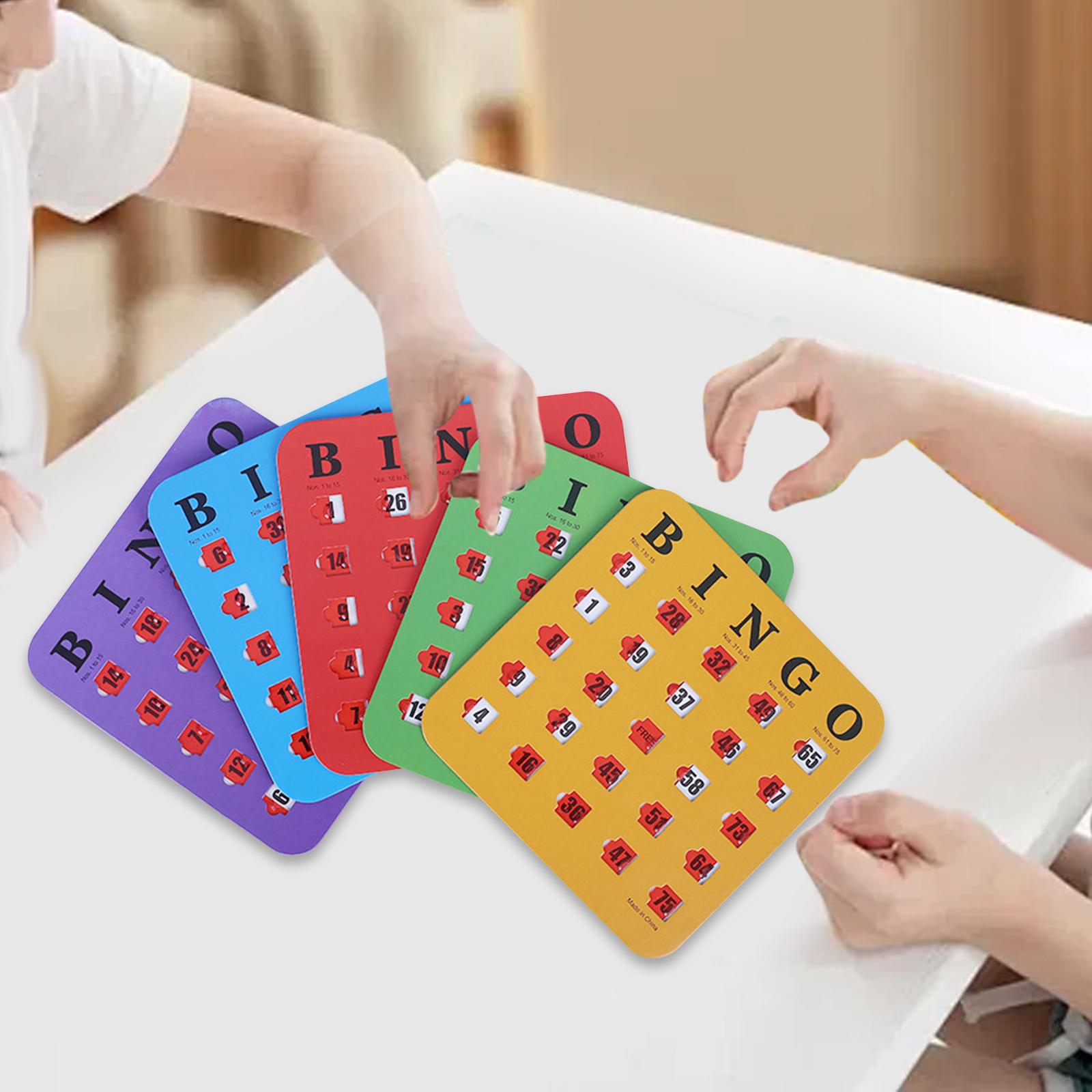 5 Pieces Large Print Bingo Car - Party Games Group For Adults ulasan dan harga