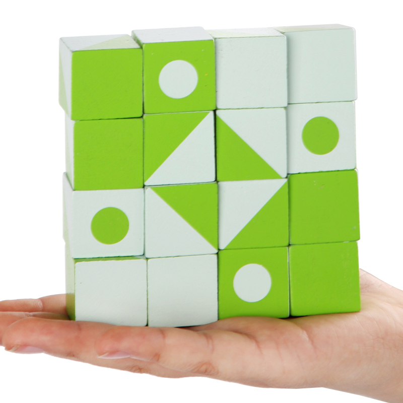 Wooden 3D Puzzles Game Geometr - Party Games At Home ulasan dan harga