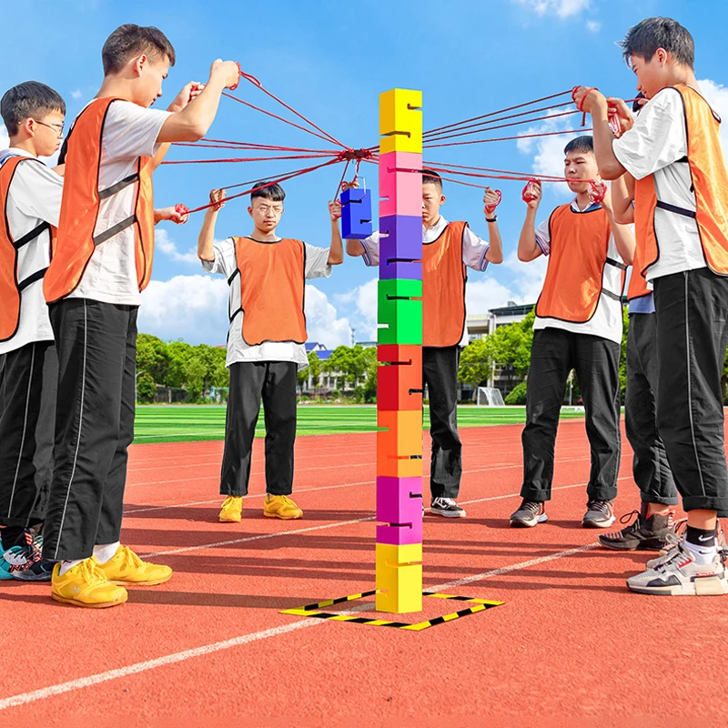 Teamwork Games Tower Building  - Party Games No Equipment ulasan dan harga