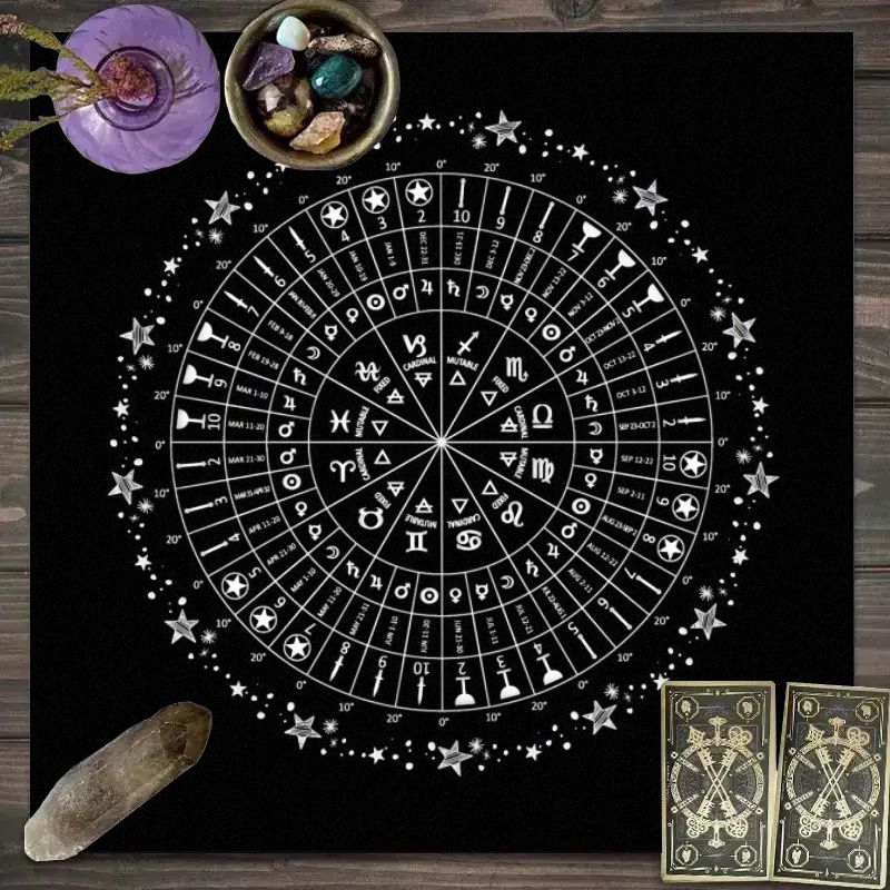 1PC Tarot Card Tablecloth, Mys - Party Games Mystery ulasan dan harga