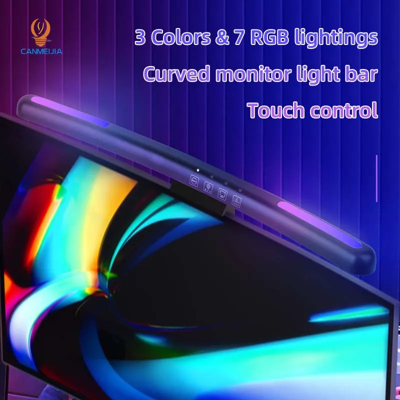 Curved LED Monitor Light Bar U - Party Games On Switch ulasan dan harga
