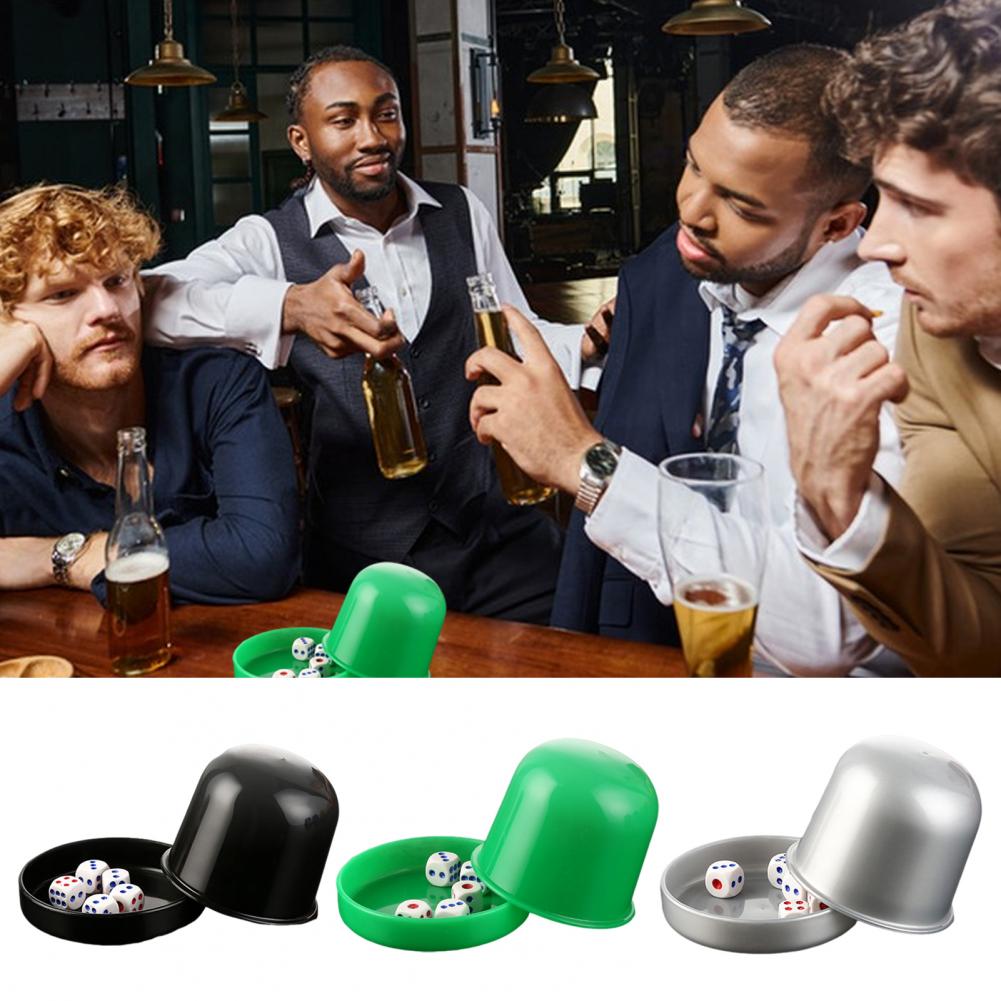 1 Set Dice Cup with Base 6 Dot - Party Games No Equipment ulasan dan harga