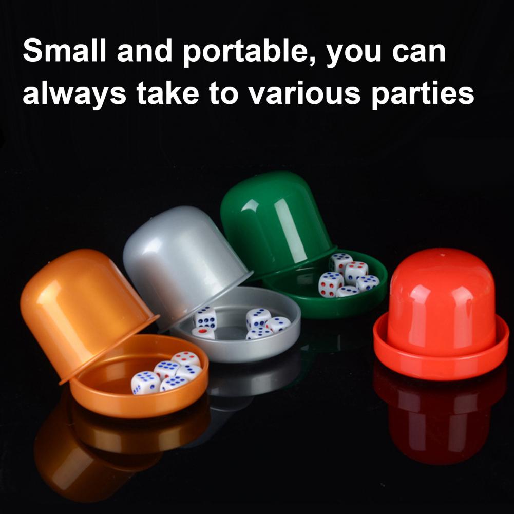 1 Set Dice Cup with Base 6 Dot - Party Games No Equipment ulasan dan harga