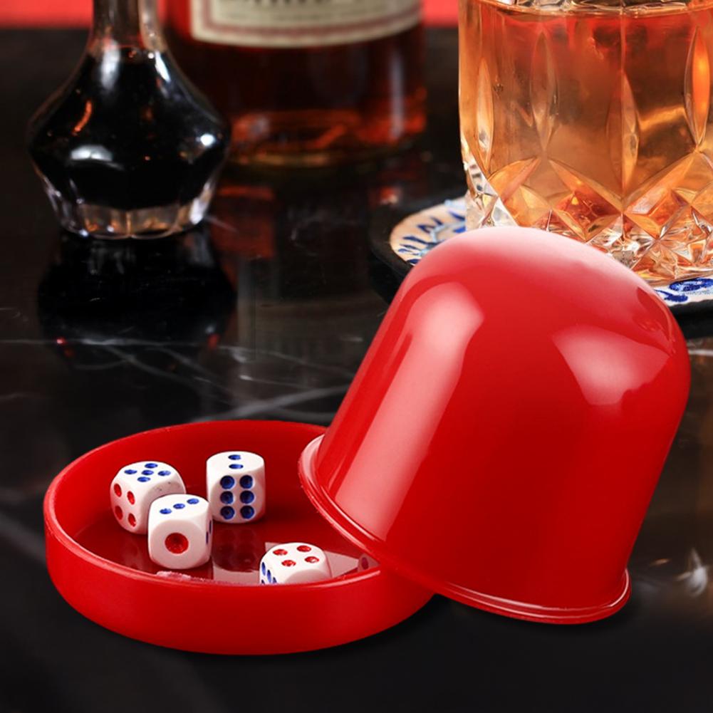 1 Set Dice Cup with Base 6 Dot - Party Games No Equipment ulasan dan harga