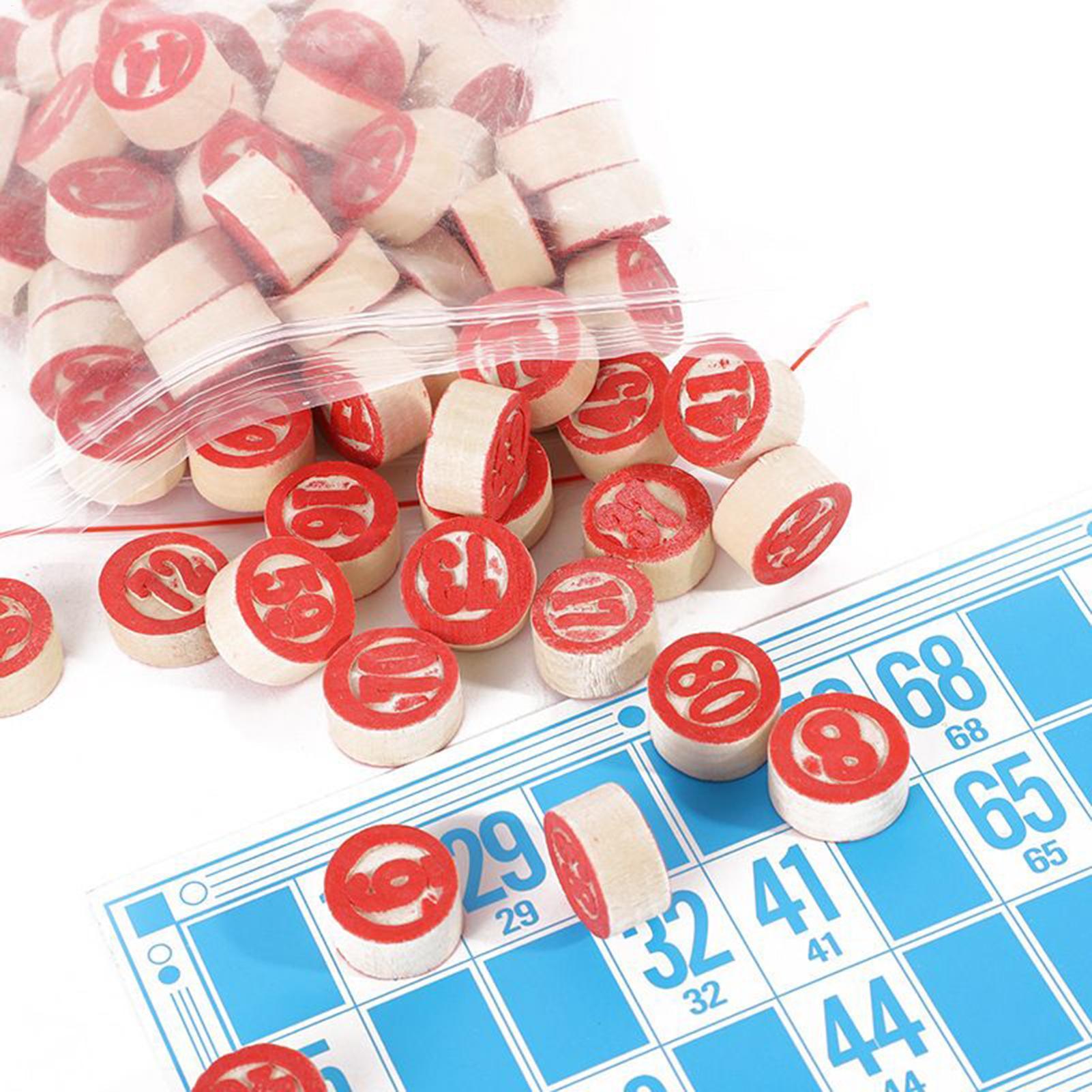 Bingo Card Game Vintage Wooden - Party Games Large Groups ulasan dan harga