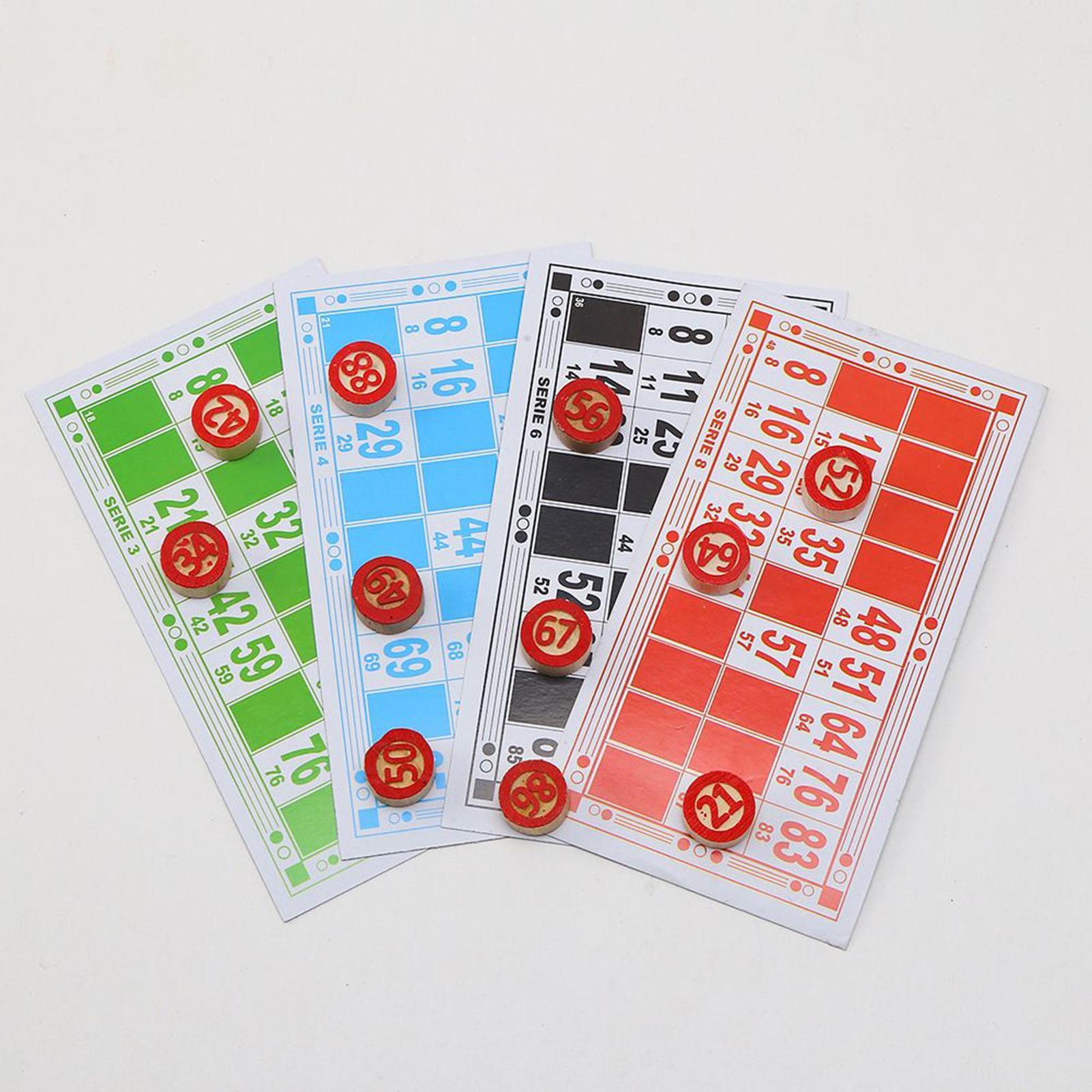 Bingo Card Game Vintage Wooden - Party Games Large Groups ulasan dan harga